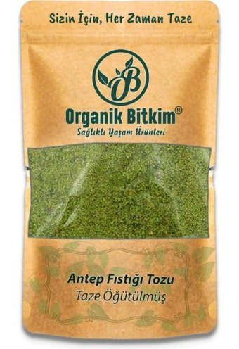 Organik Bitkim Çiğ Taze Gaziantep Yöresi Toz Antep Fıstığı 150 gr