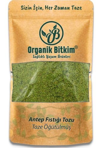 Organik Bitkim Çiğ Taze Gaziantep Yöresi Toz Antep Fıstığı 150 gr