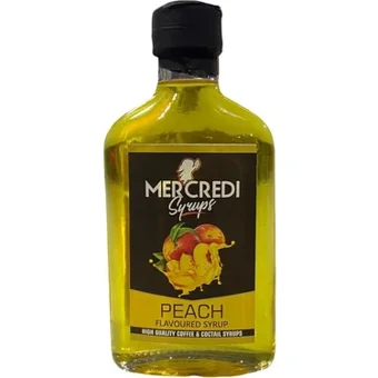 Mercredı Şeftali Kahve Şurubu 200 ml