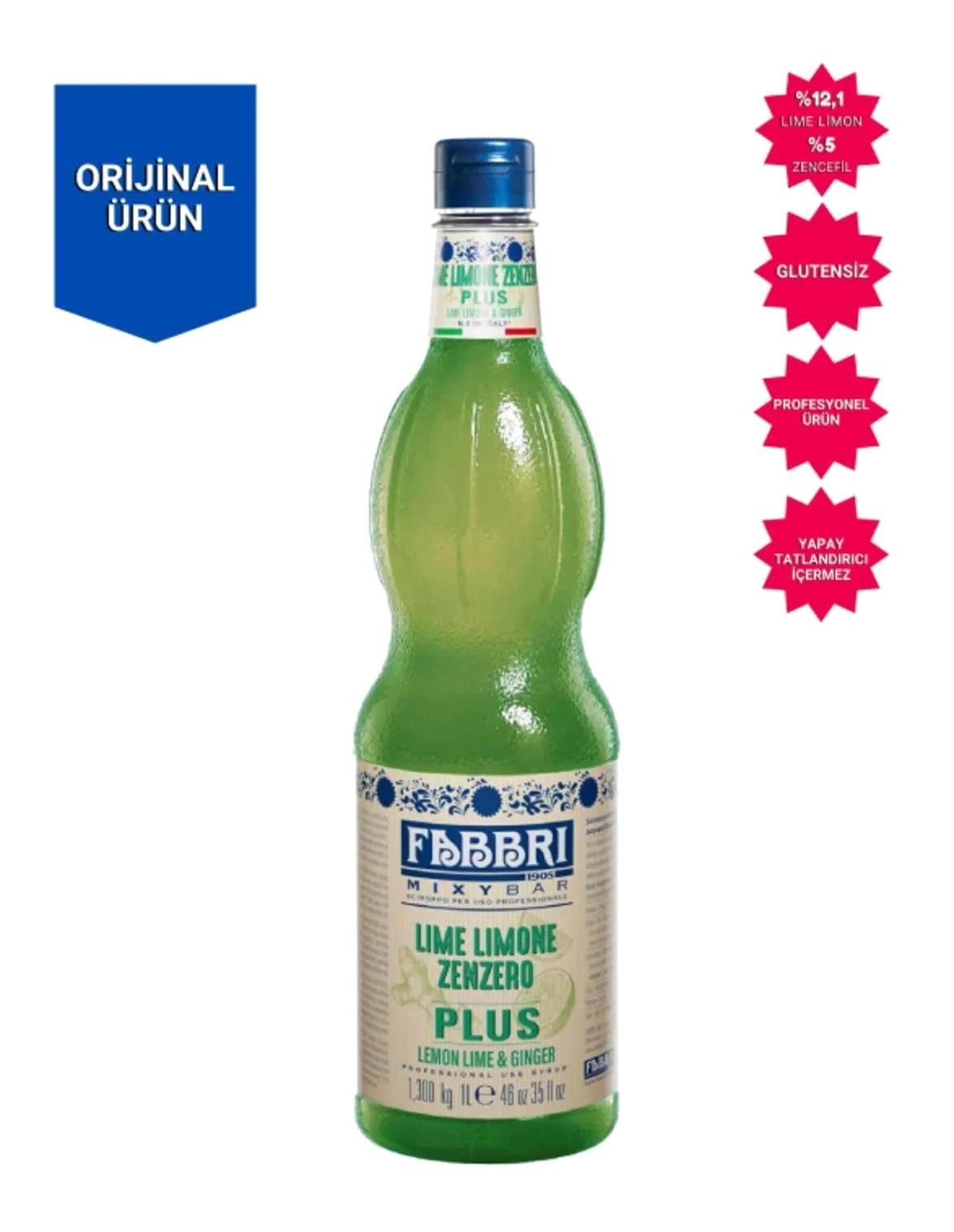 Fabbri Lime Kahve Şurubu 1.3 lt