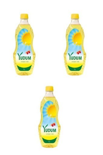 Yudum Pet Ayçiçek Yağı 3x1 lt