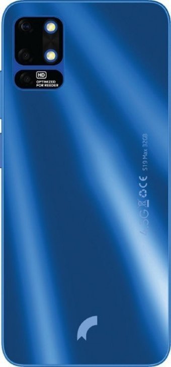 Reeder S19 Max 128 GB Hafıza 2 GB Ram 6.51 inç 13 MP IPS LCD Ekran Android Akıllı Cep Telefonu Mavi