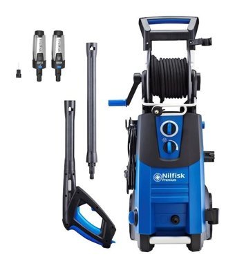 Nilfisk Premium 190-12 EU 3300 W Deterjan Haznesli Tekerlekli 190 bar Elektrikli Basınçlı Yıkama Makinesi