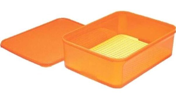 Tupperware Mega Star Dikdörtgen Plastik Saklama Kabı 3'lüx9.4 lt