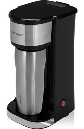Goldmaster GM-7365 0.45 lt Hazneli 4 Fincan Kapasiteli Mini 750 W Gri-Siyah Filtre Kahve Makinesi