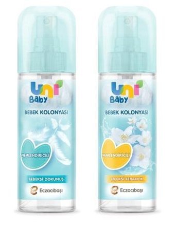 Uni Baby Bebeksi Dokunuş-Çiçeksi Ferahlık Sprey Bebek Kolonyası 2x150 ml