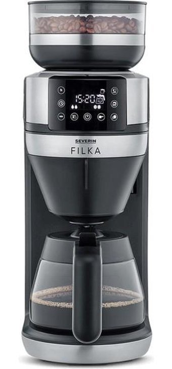 Severin KA 4850 Paslanmaz Çelik Filtreli Kraft 460 ml Hazneli 10 Fincan Kapasiteli 650 W Siyah Filtre Kahve Makinesi