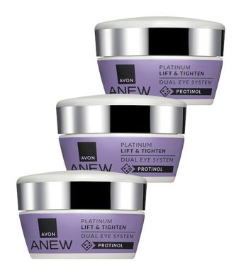 Avon Anew Platinum Lift & Tighten Göz Çevresi Kremi Kavanoz 3x20 ml