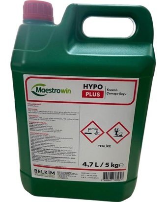 Maestrowin Hypo Plus Konsantre Jel Çamaşır Suyu 5 kg