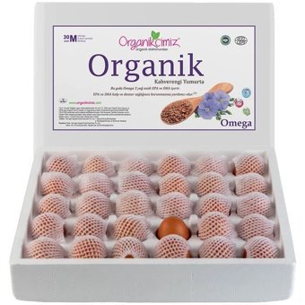 Organikcimiz Omega 90'lı Organik Tavuk Yumurta