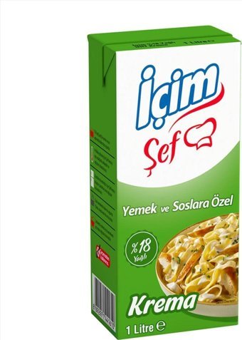 İçim Şef %18 Yağlı Yemeklik Krema 5x1 lt