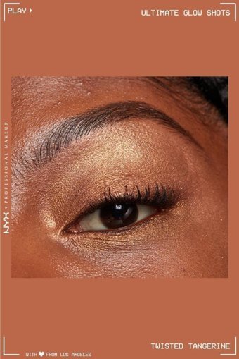 Nyx Professional Makeup 08 Twisted Tangerine Likit Işıltılı Tekli Far Kahverengi