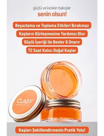 Clasy Care Turuncu Wax Kaş Sabitleyici 50 ml