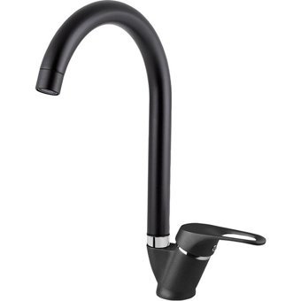 Kustar Cambridge 1238G8G8Y19-Ur1Jj Çift Girişli Aç Kapa Eviye Bataryası Mat Siyah