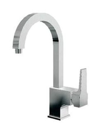 Newarc Aqua 941881 Kuğu Çift Girişli Aç Kapa Eviye Bataryası Gri