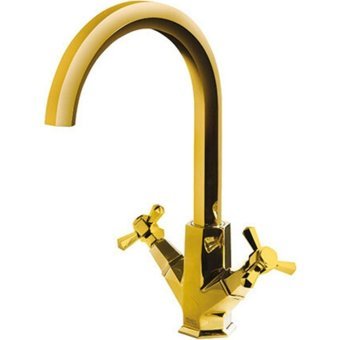 Newarc Hexa 104538 Çift Girişli Aç Kapa Eviye Bataryası Krom