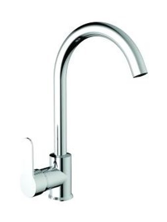 NSK Molera N2068802 Kuğu Çift Girişli Aç Kapa Eviye Bataryası Krom
