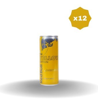 Red Bull The Yellow Edition Tropikal Meyve Aromalı Enerji İçeceği 12x250 ml