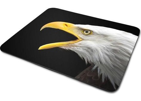 WuW Kartal Kafası 22x18 cm S Mousepad Çok Renkli