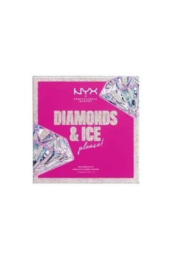 Nyx Professional Makeup Diamonds And Ice Toz Mat Sedefli Far Paleti