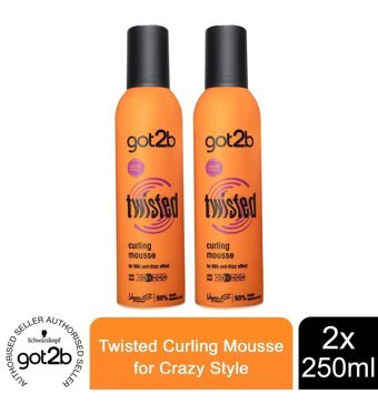 Schwarzkopf Got2b Twisted Saç Köpüğü 2x250 ml