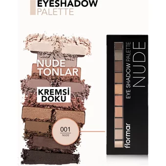 Flormar No:001 Toz Saten Far Paleti