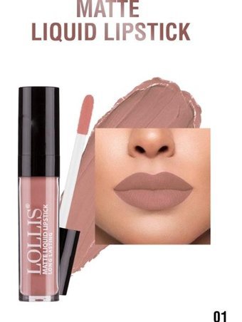 Lollis 01 Kalıcı Mat Likit Fırçalı Ruj