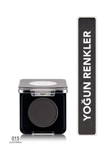 Flormar Mono Ces. No:015 Black Mirror Toz Mat Tekli Far Siyah