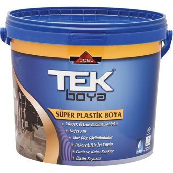 Tek Boya Su Bazlı Akrilik Mat İç Cephe Boyası 2.5 lt Bayrak Kırmızı