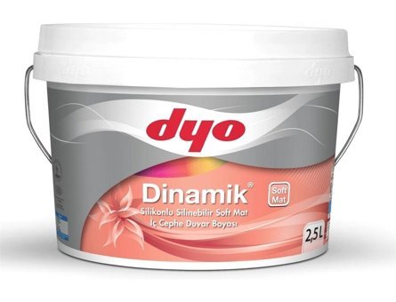 Dyo Dinamik Silikonlu Soft Mat İç Cephe Boyası 2.5 lt Yeni Yakamoz