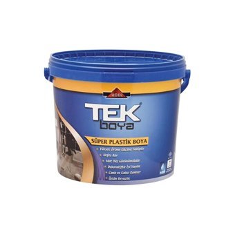 Tek Boya Su Bazlı Plastik Mat İç Cephe Boyası 20 kg Siyah