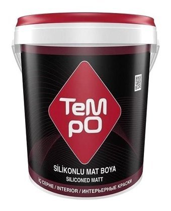 Tempo Su Bazlı Plastik Mat İç Cephe Boyası 3.5 lt Açık Şampanya
