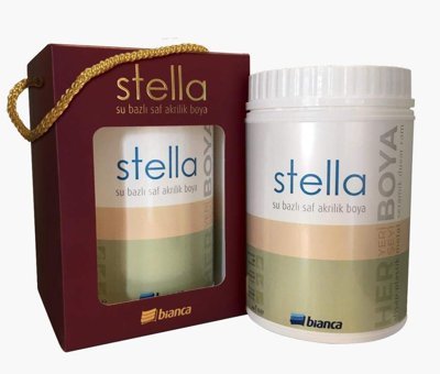 Stella Su Bazlı Mat İç Cephe Boyası 1 lt Beyaz