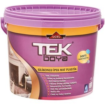 Tek Boya Su Bazlı Silikonlu İpeksi Mat İç Cephe Boyası 15 lt Beyaz
