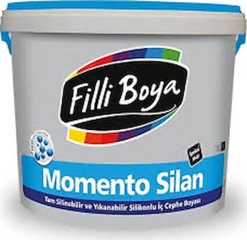 Filli Boya Momento Si̇lan Su Bazlı Silikonlu İpeksi Mat İç Cephe Boyası 15 lt Kum Beyazı