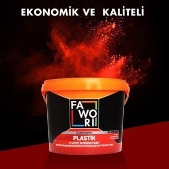 Fawori Su Bazlı Plastik Mat İç Cephe Boyası 15 lt Andezit