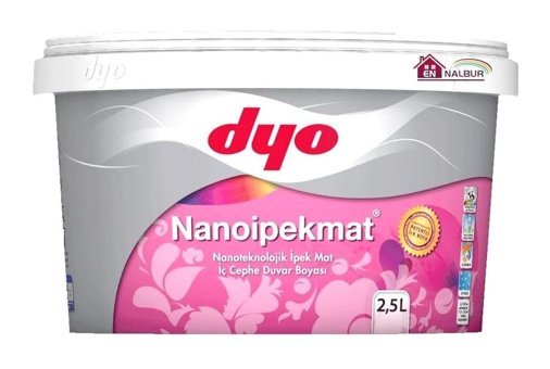 Dyo Nanoipekmat Antibakteriyel İpeksi Mat İç Cephe Boyası 2.5 lt Romantik