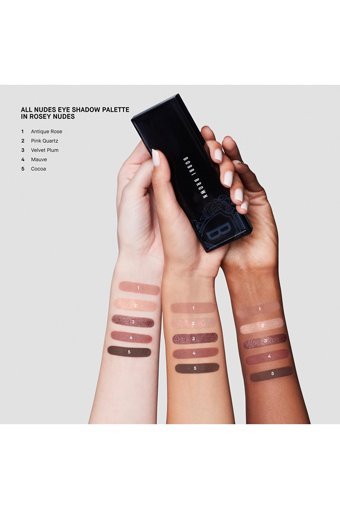 Bobbi Brown Long Wear Rosey Nudes Toz Mat Metalik Far Paleti