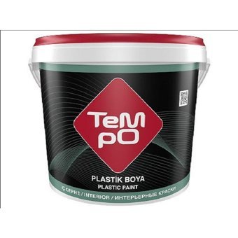 Tempo Su Bazlı Plastik Mat İç Cephe Boyası 3 lt Kül