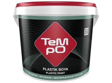 Tempo Su Bazlı Plastik Mat İç Cephe Boyası 3 lt Ihlamur