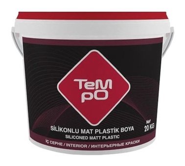 Tempo Su Bazlı Plastik Mat İç Cephe Boyası 15 lt Açık Mavi