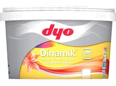 Dyo Su Bazlı Silikonlu İpeksi Mat İç Cephe Boyası 7.5 lt Beyaz