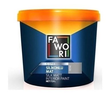 Fawori Su Bazlı Mat İç Cephe Boyası 2.5 lt Kül Gri