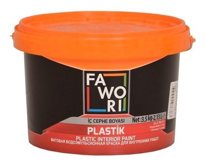 Fawori Su Bazlı Plastik Mat İç Cephe Boyası 2.5 lt Somon