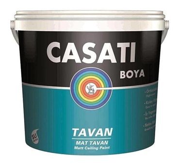 Casati Su Bazlı Sentetik Mat İç Cephe Boyası 7 lt Beyaz