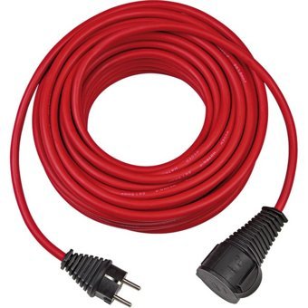 Brennenstuhl IP44 2200 W Kalın Topraklı 1'li 10 m Uzatma Kablosu Kırmızı