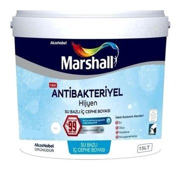 Marshall Su Bazlı Antibakteriyel Mat İç Cephe Boyası 15 lt Lila