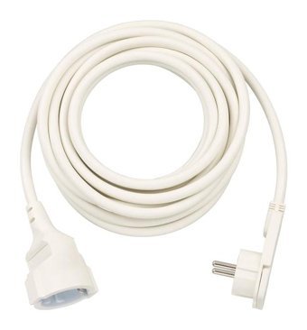 Brennenstuhl Comfort Line-IP20 3500 W Kalın Topraklı 1'li 5 m Uzatma Kablosu Beyaz