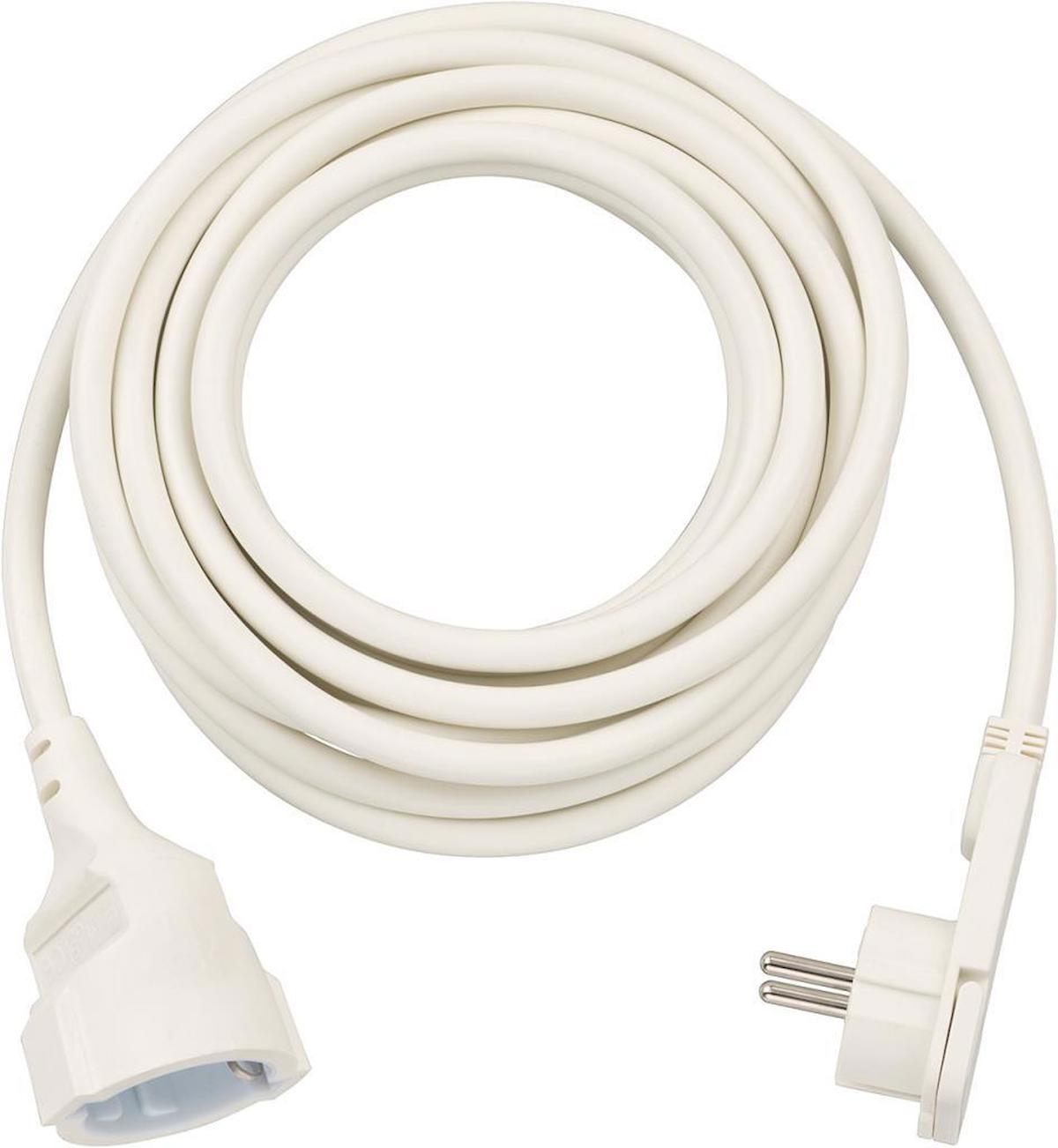 Brennenstuhl Comfort Line-IP20 3500 W Kalın Topraklı 1'li 5 m Uzatma Kablosu Beyaz