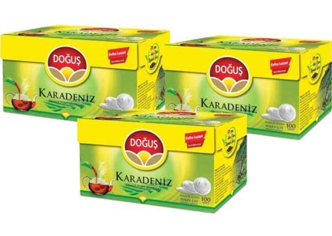 Doğuş Karadeniz Bergamot Demlik Poşet Çay 100x3'lü